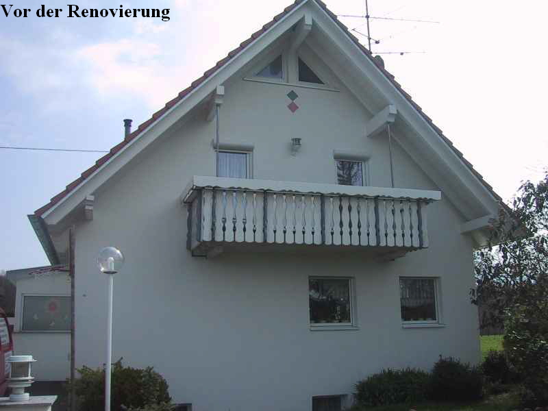 Vor der Renovierung